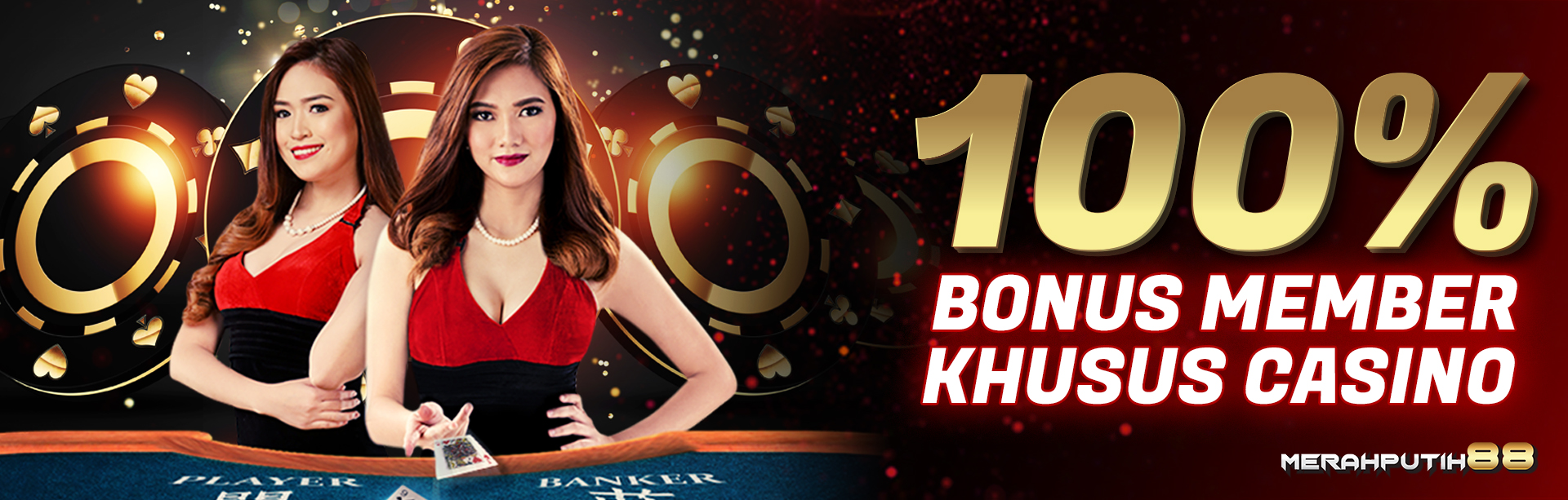 Bonus New Member Live Casino 100%